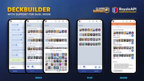 Introducing RoyaleAPI Deck Builder .